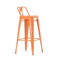 Барный стул Barneo N-242 Tolix Style 2003 Оранжевый в Когалыме - kogalym.mebel24.online | фото