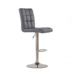 Барный стул Barneo N-48 Kruger серый в Когалыме - kogalym.mebel24.online | фото