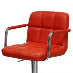 Барный стул Barneo N-69 Kruger Arm Красный в Когалыме - kogalym.mebel24.online | фото 2