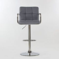 Барный стул Barneo N-69 Kruger Arm Серый в Когалыме - kogalym.mebel24.online | фото 3