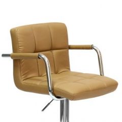 Барный стул Barneo N-69 Kruger Arm Светло-коричневый в Когалыме - kogalym.mebel24.online | фото 2