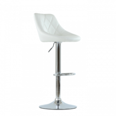 Барный стул Barneo N-83 Comfort (Комфорт) белый в Когалыме - kogalym.mebel24.online | фото