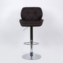 Барный стул Barneo N-85 Diamond темно-коричневый в Когалыме - kogalym.mebel24.online | фото 4