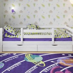 Детская кровать из массива березы Соня-5 (Неокрашенный массив) в Когалыме - kogalym.mebel24.online | фото