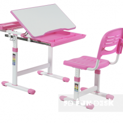 Комплект парта + стул трансформеры Cantare Pink в Когалыме - kogalym.mebel24.online | фото