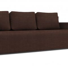 Диван Алиса 4 Shaggy CHOCOLATE - Teos Dark Brown в Когалыме - kogalym.mebel24.online | фото