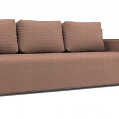 Диван Алиса 4 Shaggy DESERT - Teos Dark Brown в Когалыме - kogalym.mebel24.online | фото