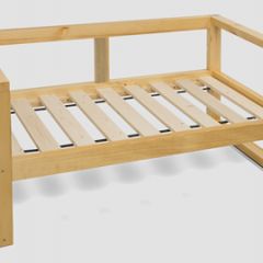 Диван двухместный DEmoku Д-2 (Серебристо-серый/Белый) в Когалыме - kogalym.mebel24.online | фото 3