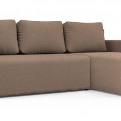 Диван угловой Алиса 3 Bahama BEIGE - Teos Dark Brown в Когалыме - kogalym.mebel24.online | фото