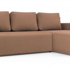 Диван угловой Алиса 3 Bahama GINGER - Teos Dark Brown в Когалыме - kogalym.mebel24.online | фото