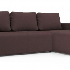 Диван угловой Алиса 3 Vital JAVA - Teos Black в Когалыме - kogalym.mebel24.online | фото
