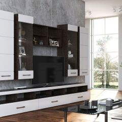 Фиеста №15 Комод с 6ю ящ (Венге/Белый глянец) в Когалыме - kogalym.mebel24.online | фото 3