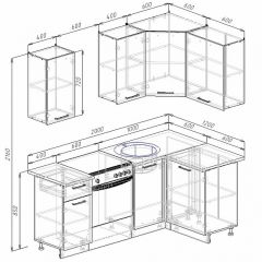 Кухонный гарнитур угловой Бланка 2000х1200 (Стол. 26мм) в Когалыме - kogalym.mebel24.online | фото 2