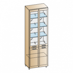 Гостиная Мелисса Композиция 3 (Гикори Джексон светлый) в Когалыме - kogalym.mebel24.online | фото 7