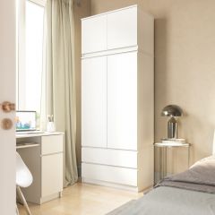МОРИ Гостиная модульная (белый) в Когалыме - kogalym.mebel24.online | фото 8