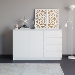 МОРИ Гостиная модульная (белый) в Когалыме - kogalym.mebel24.online | фото 11