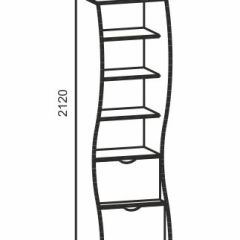 Киви №11 Пенал с 2мя ящ., (ЛДСП молочный дуб/лайм) в Когалыме - kogalym.mebel24.online | фото 2