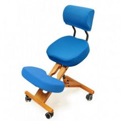 Коленный стул со спинкой Smartstool KW02В + Чехлы в Когалыме - kogalym.mebel24.online | фото 2