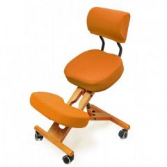 Коленный стул со спинкой Smartstool KW02В + Чехлы в Когалыме - kogalym.mebel24.online | фото 4