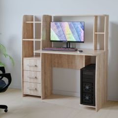 Компьютерный стол КЛ №6.3 (Дуб баррик) в Когалыме - kogalym.mebel24.online | фото