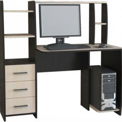 Компьютерный стол КЛ №6.3 (Венге/Дуб молочный) в Когалыме - kogalym.mebel24.online | фото