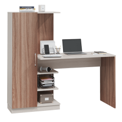 Стол компьютерный Софт (УНИ) Ясень темный/светлый в Когалыме - kogalym.mebel24.online | фото 4