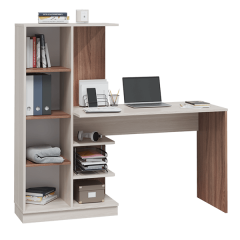 Стол компьютерный Софт (УНИ) Ясень темный/светлый в Когалыме - kogalym.mebel24.online | фото 5