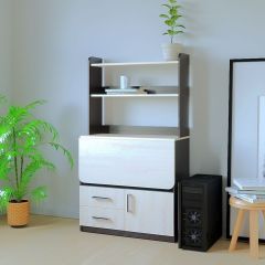 Компьютерный стол СП-1 (Венге/Дуб молочный) в Когалыме - kogalym.mebel24.online | фото 4