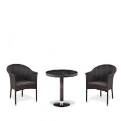 Комплект плетеной мебели T601/Y350A-W53 Brown (2+1) в Когалыме - kogalym.mebel24.online | фото