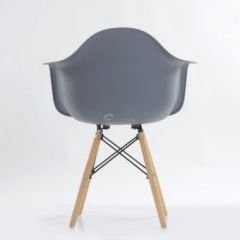 Кресло Barneo N-14 WoodMold серый в Когалыме - kogalym.mebel24.online | фото 3