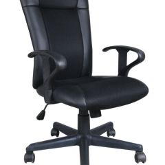 Кресло BRABIX "Optima MG-370" (экокожа/ткань, черное) 531580 в Когалыме - kogalym.mebel24.online | фото