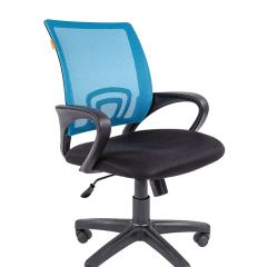 Кресло для оператора CHAIRMAN 696 black (ткань TW-11/сетка TW-34) в Когалыме - kogalym.mebel24.online | фото