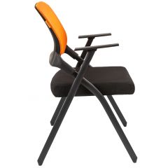 Кресло для посетителей CHAIRMAN NEXX (ткань стандарт черный/сетка DW-66) в Когалыме - kogalym.mebel24.online | фото 3