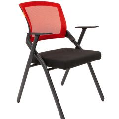 Кресло для посетителей CHAIRMAN NEXX (ткань стандарт черный/сетка DW-69) в Когалыме - kogalym.mebel24.online | фото 1