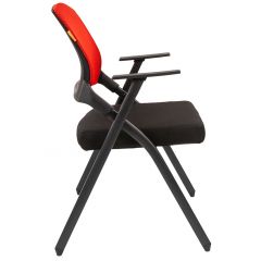 Кресло для посетителей CHAIRMAN NEXX (ткань стандарт черный/сетка DW-69) в Когалыме - kogalym.mebel24.online | фото 3