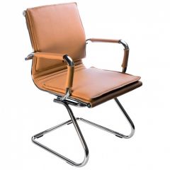 Кресло для посетителя Бюрократ CH-993-Low-V/Camel светло-коричневый в Когалыме - kogalym.mebel24.online | фото 1