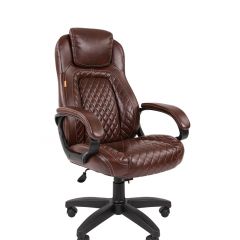 Кресло для руководителя  CHAIRMAN 432 (Экокожа коричневая) в Когалыме - kogalym.mebel24.online | фото 1