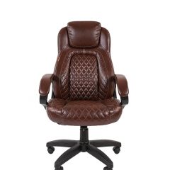 Кресло для руководителя  CHAIRMAN 432 (Экокожа коричневая) в Когалыме - kogalym.mebel24.online | фото 2