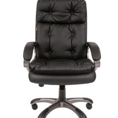 Кресло для руководителя  CHAIRMAN 442 (экокожа черная) в Когалыме - kogalym.mebel24.online | фото