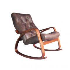 Кресло качалка Гранд 103-З-Ш Шоколад в Когалыме - kogalym.mebel24.online | фото 1