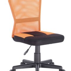 Кресло компактное BRABIX "Smart MG-313" черное/оранжевое, 531844 в Когалыме - kogalym.mebel24.online | фото