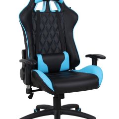 Кресло компьютерное BRABIX "GT Master GM-110" (черное/голубое) 531928 в Когалыме - kogalym.mebel24.online | фото