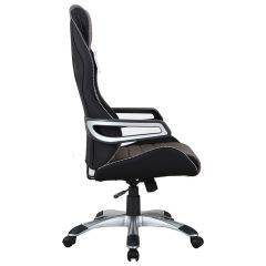 Кресло компьютерное BRABIX Techno GM-002 (ткань) черное/серое, вставки белые (531815) в Когалыме - kogalym.mebel24.online | фото 4
