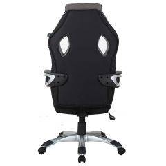 Кресло компьютерное BRABIX Techno GM-002 (ткань) черное/серое, вставки белые (531815) в Когалыме - kogalym.mebel24.online | фото 6
