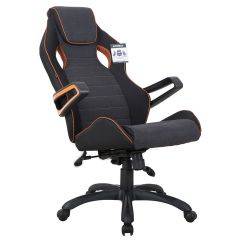 Кресло компьютерное BRABIX Techno Pro GM-003 (ткань черное/серое, вставки оранжевые) 531813 в Когалыме - kogalym.mebel24.online | фото 8