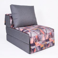 Кресло-кровать бескаркасное Харви (серый-сноу манго) в Когалыме - kogalym.mebel24.online | фото