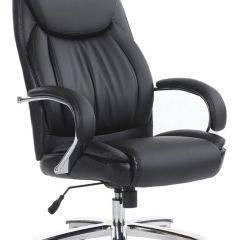 Кресло офисное BRABIX "Advance EX-575" (хром/экокожа/черное) 531825 в Когалыме - kogalym.mebel24.online | фото 2