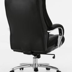 Кресло офисное BRABIX PREMIUM "Bomer HD-007" (рециклированная кожа, хром, черное) 531939 в Когалыме - kogalym.mebel24.online | фото 4
