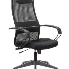 Кресло офисное BRABIX PREMIUM "Stalker EX-608 PL" (ткань-сетка/кожзам, черное) 532090 в Когалыме - kogalym.mebel24.online | фото