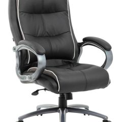 Кресло офисное BRABIX PREMIUM "Strong HD-009" (экокожа черная, ткань серая) 531945 в Когалыме - kogalym.mebel24.online | фото